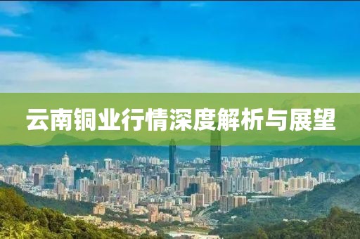 云南銅業(yè)行情深度解析與展望