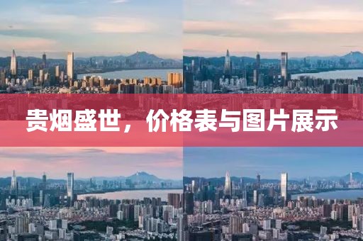 貴煙盛世，價格表與圖片展示