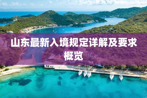 山東最新入境規(guī)定詳解及要求概覽