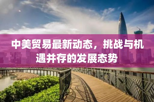 中美貿(mào)易最新動態(tài)，挑戰(zhàn)與機(jī)遇并存的發(fā)展態(tài)勢