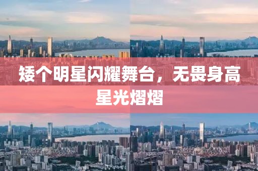 矮個(gè)明星閃耀舞臺(tái)，無(wú)畏身高星光熠熠