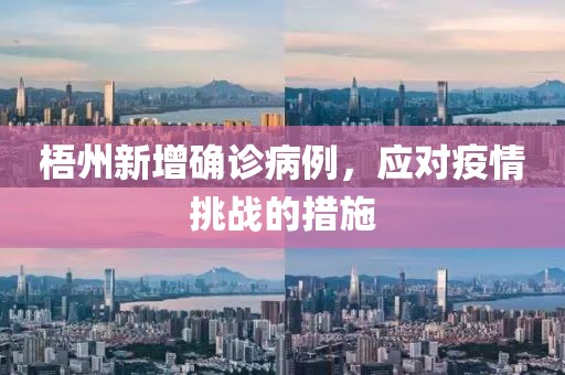 梧州新增確診病例，應(yīng)對疫情挑戰(zhàn)的措施