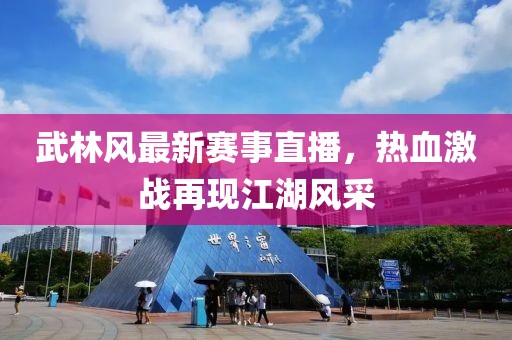 武林風(fēng)最新賽事直播，熱血激戰(zhàn)再現(xiàn)江湖風(fēng)采
