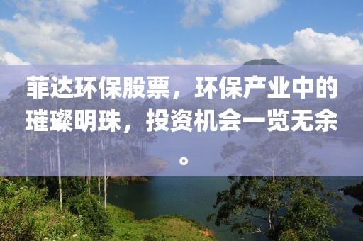 菲達(dá)環(huán)保股票，環(huán)保產(chǎn)業(yè)中的璀璨明珠，投資機(jī)會(huì)一覽無余。