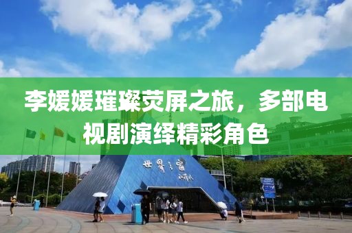 李媛媛璀璨熒屏之旅，多部電視劇演繹精彩角色