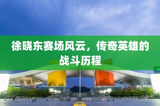 徐曉東賽場風(fēng)云，傳奇英雄的戰(zhàn)斗歷程