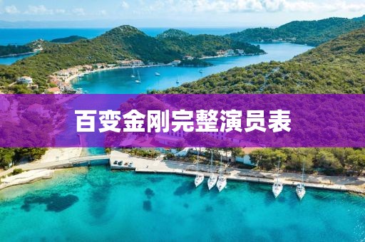 百變金剛完整演員表