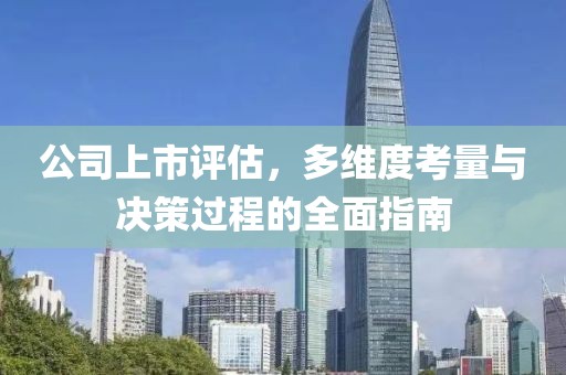 公司上市評(píng)估，多維度考量與決策過(guò)程的全面指南