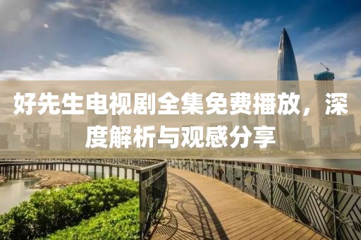好先生電視劇全集免費播放，深度解析與觀感分享