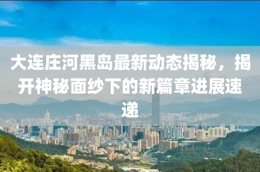 大連莊河黑島最新動態(tài)揭秘，揭開神秘面紗下的新篇章進(jìn)展速遞