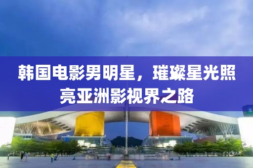 韓國(guó)電影男明星，璀璨星光照亮亞洲影視界之路