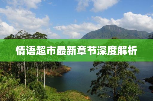 情語(yǔ)超市最新章節(jié)深度解析