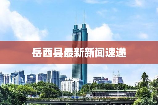 岳西縣最新新聞速遞