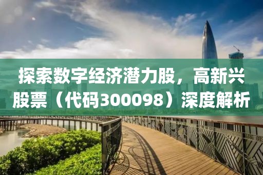 探索數(shù)字經(jīng)濟(jì)潛力股，高新興股票（代碼300098）深度解析