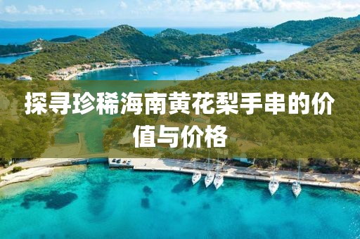 探尋珍稀海南黃花梨手串的價值與價格