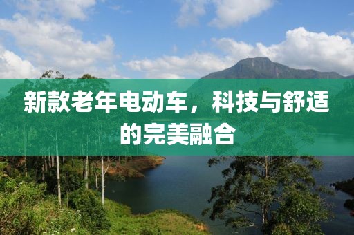 新款老年電動(dòng)車，科技與舒適的完美融合