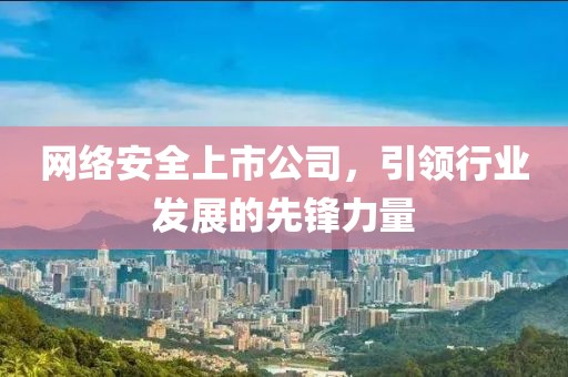 網(wǎng)絡(luò)安全上市公司，引領(lǐng)行業(yè)發(fā)展的先鋒力量
