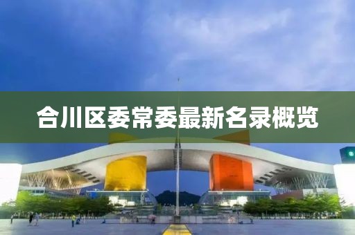 合川區(qū)委常委最新名錄概覽