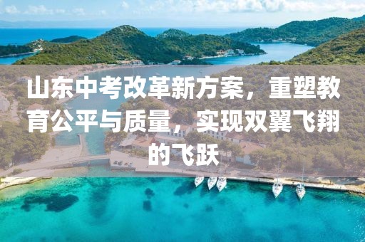 山東中考改革新方案，重塑教育公平與質(zhì)量，實現(xiàn)雙翼飛翔的飛躍