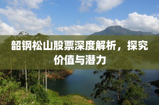 韶鋼松山股票深度解析，探究價值與潛力