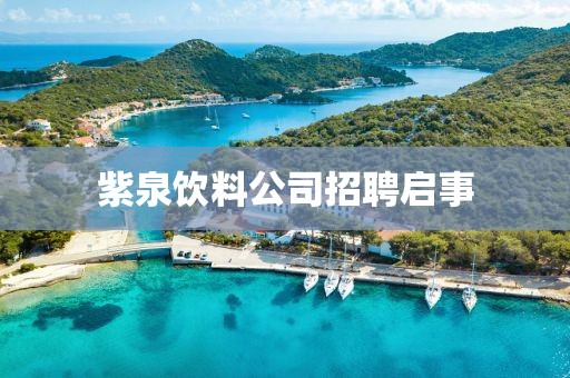 紫泉飲料公司招聘啟事