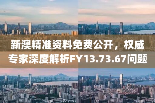 新澳精準(zhǔn)資料免費(fèi)公開(kāi)，權(quán)威專家深度解析FY13.73.67問(wèn)題