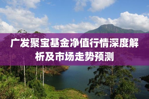 廣發(fā)聚寶基金凈值行情深度解析及市場(chǎng)走勢(shì)預(yù)測(cè)