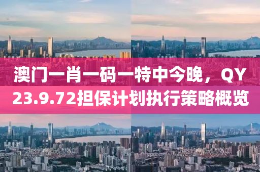 澳門一肖一碼一特中今晚，QY23.9.72擔(dān)保計(jì)劃執(zhí)行策略概覽