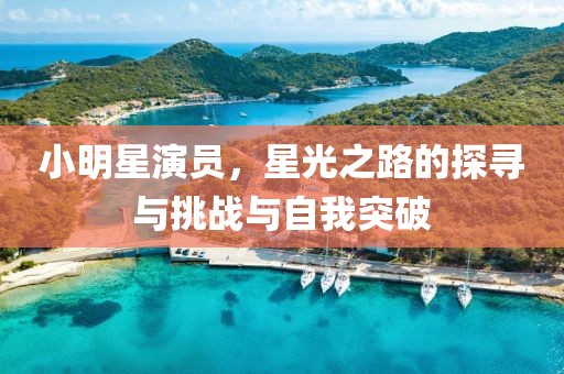 小明星演員，星光之路的探尋與挑戰(zhàn)與自我突破