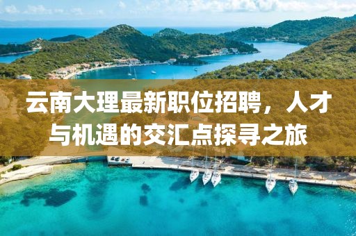 云南大理最新職位招聘，人才與機(jī)遇的交匯點(diǎn)探尋之旅