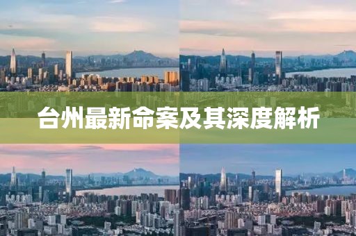臺州最新命案及其深度解析