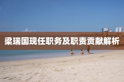 梁瑞國現(xiàn)任職務(wù)及職責(zé)貢獻(xiàn)解析