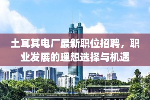 土耳其電廠最新職位招聘，職業(yè)發(fā)展的理想選擇與機(jī)遇