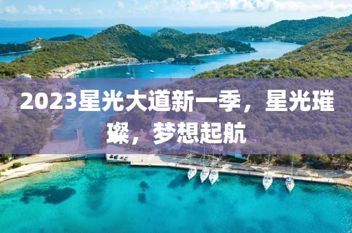 2023星光大道新一季，星光璀璨，夢(mèng)想起航