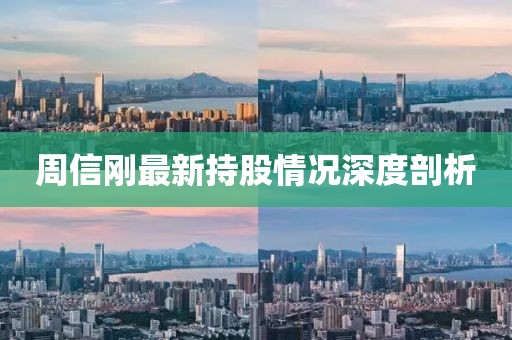 周信剛最新持股情況深度剖析