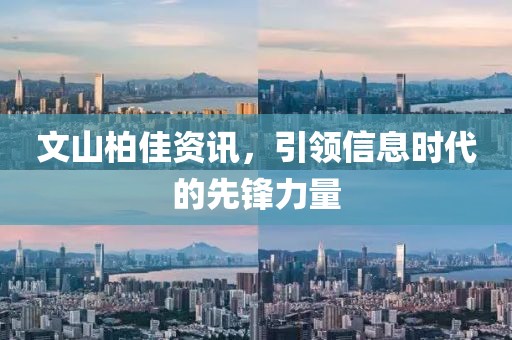 文山柏佳資訊，引領(lǐng)信息時(shí)代的先鋒力量