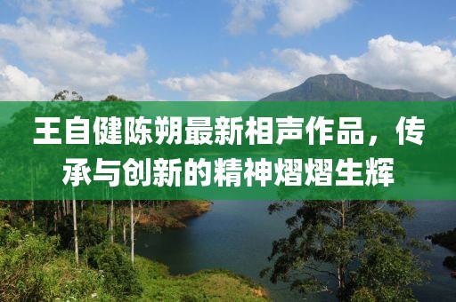 王自健陳朔最新相聲作品，傳承與創(chuàng)新的精神熠熠生輝