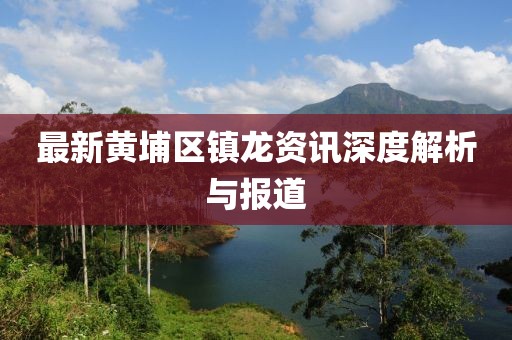 最新黃埔區(qū)鎮(zhèn)龍資訊深度解析與報(bào)道