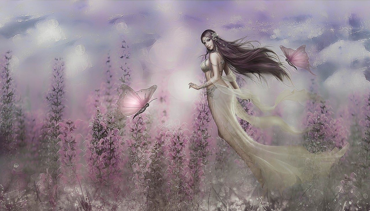 動漫女生可愛壁紙，魔法般的藝術(shù)，美化你的空間